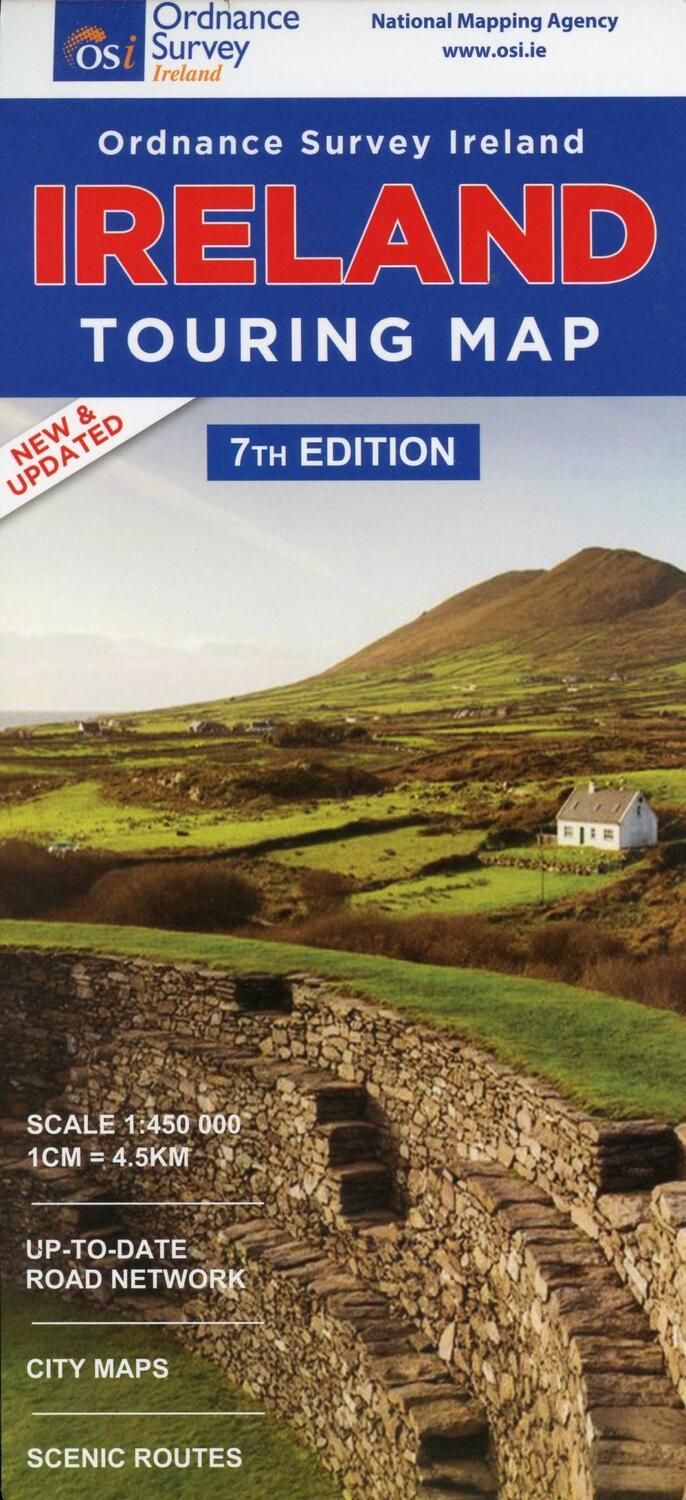 Cover: 9781908852892 | Ireland Touring Map | (Land-)Karte | Karte/Landkarte | Englisch | 2018