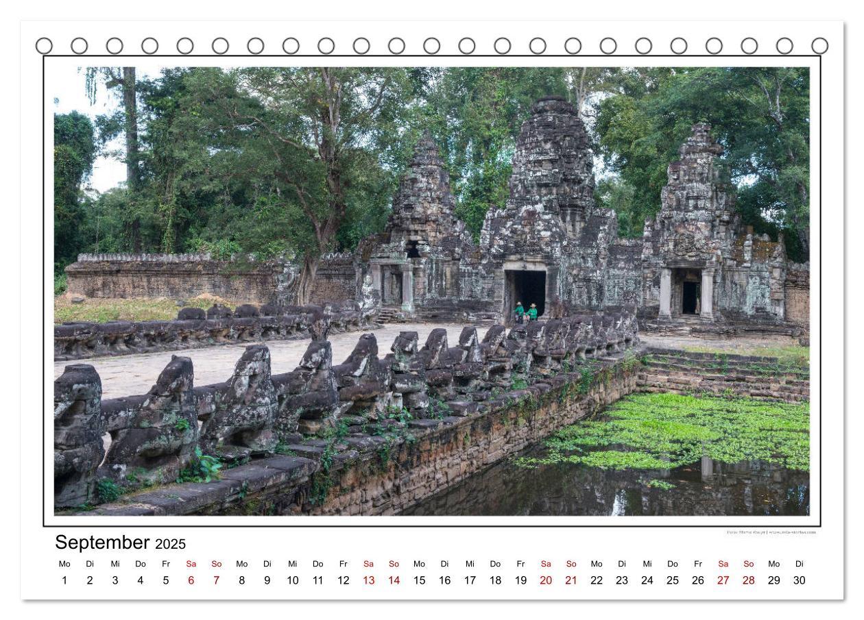 Bild: 9783435078349 | ANGKOR - IM REICH DER KHMER (Tischkalender 2025 DIN A5 quer),...