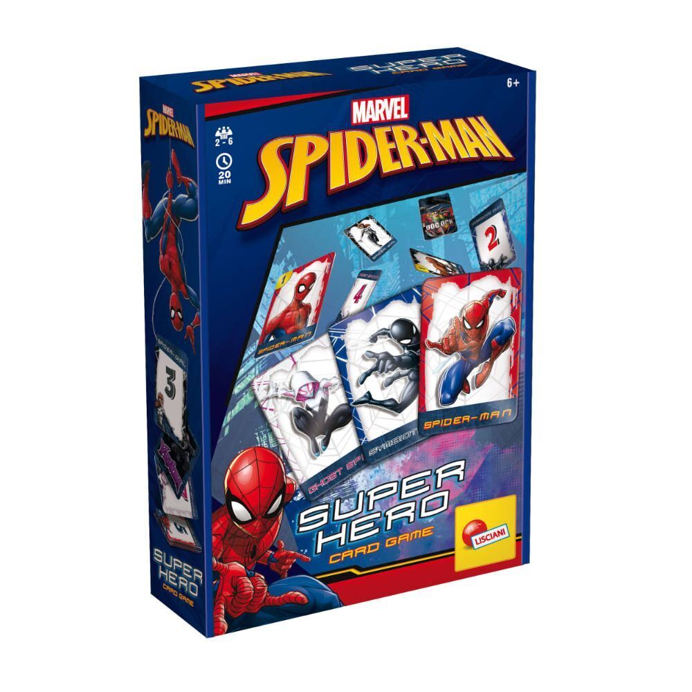 Cover: 8008324100880 | SPIDERMAN Karten Spiel (IN DISPLAY OF 8 PCS) | Spiel | Kartonschachtel