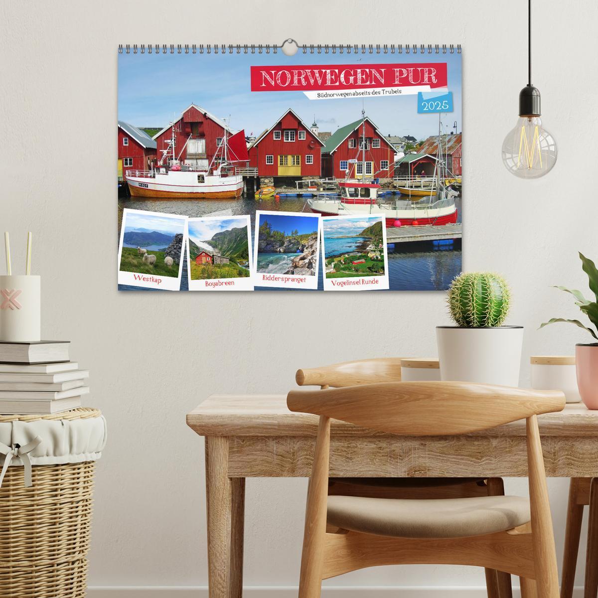 Bild: 9783435470839 | Norwegen PUR (Wandkalender 2025 DIN A3 quer), CALVENDO Monatskalender