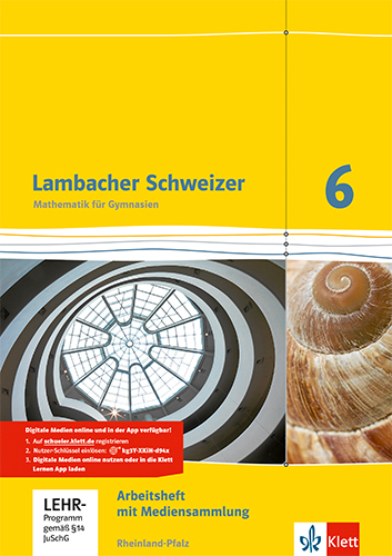 Cover: 9783127336658 | Lambacher Schweizer Mathematik 6. Ausgabe Rheinland-Pfalz, m. CD-ROM