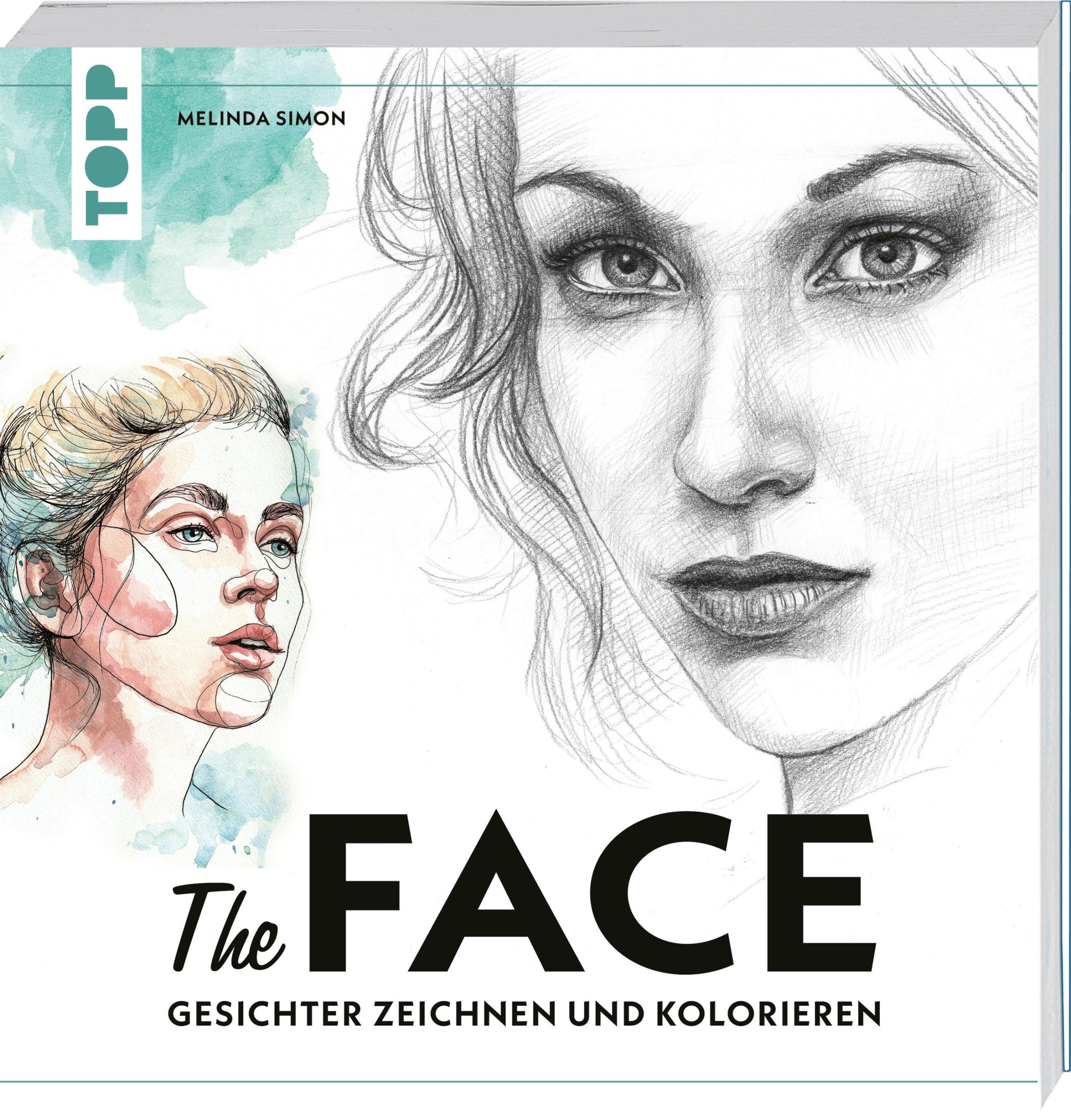 Cover: 9783735882004 | The FACE | Gesichter zeichnen und kolorieren | Melinda Simon | Buch