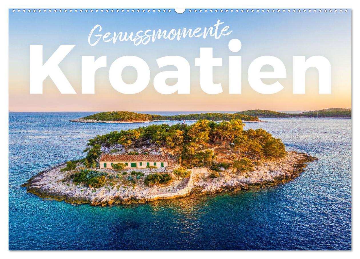 Cover: 9783383917066 | Genussmomente Kroatien (Wandkalender 2025 DIN A2 quer), CALVENDO...