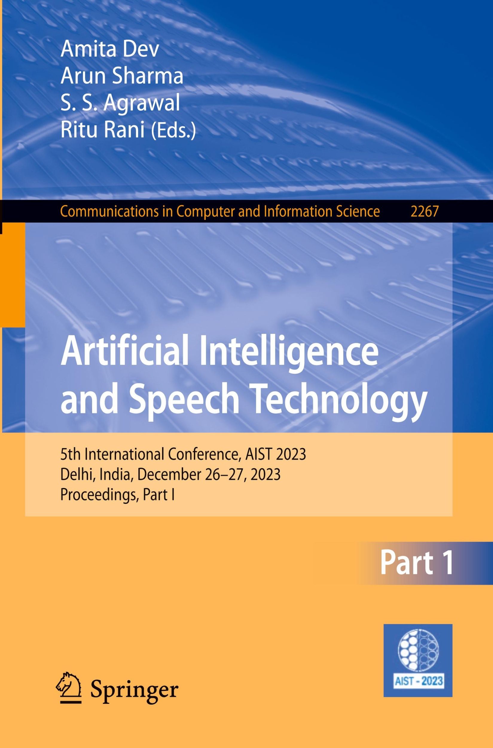 Cover: 9783031751639 | Artificial Intelligence and Speech Technology | Amita Dev (u. a.) | xx