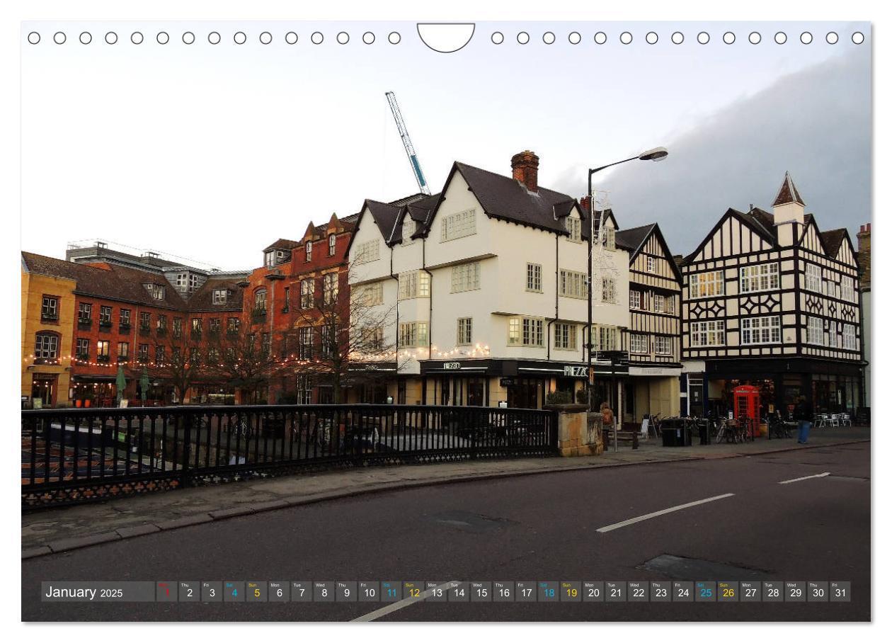 Bild: 9781325951208 | The historic Cambridge (Wall Calendar 2025 DIN A4 landscape),...