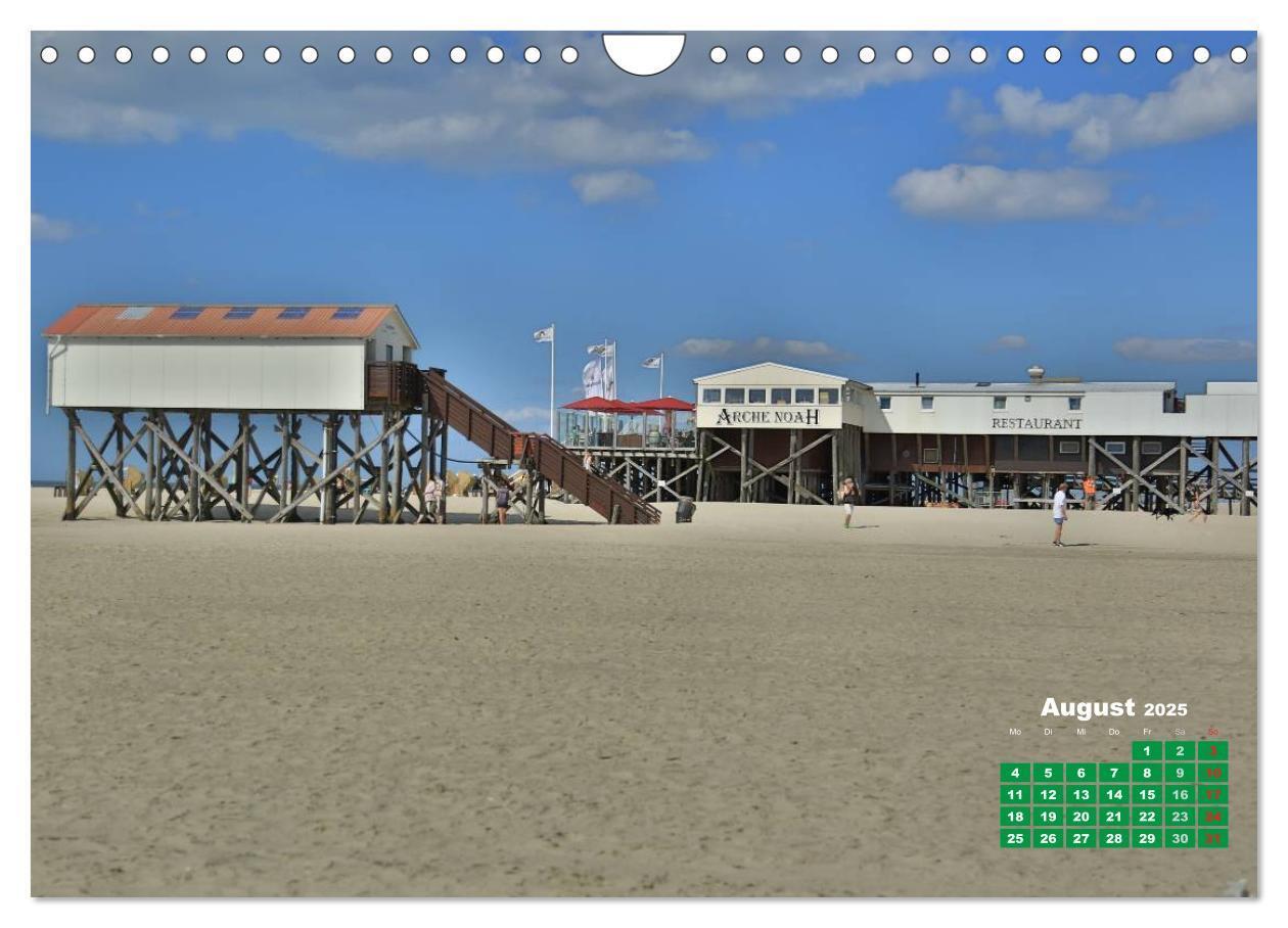 Bild: 9783435794607 | St. Peter-Ording (Wandkalender 2025 DIN A4 quer), CALVENDO...