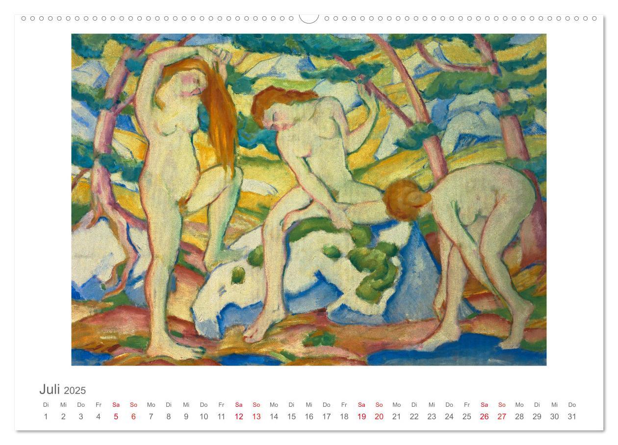 Bild: 9783435324033 | Franz Marc 2025 (Wandkalender 2025 DIN A2 quer), CALVENDO...