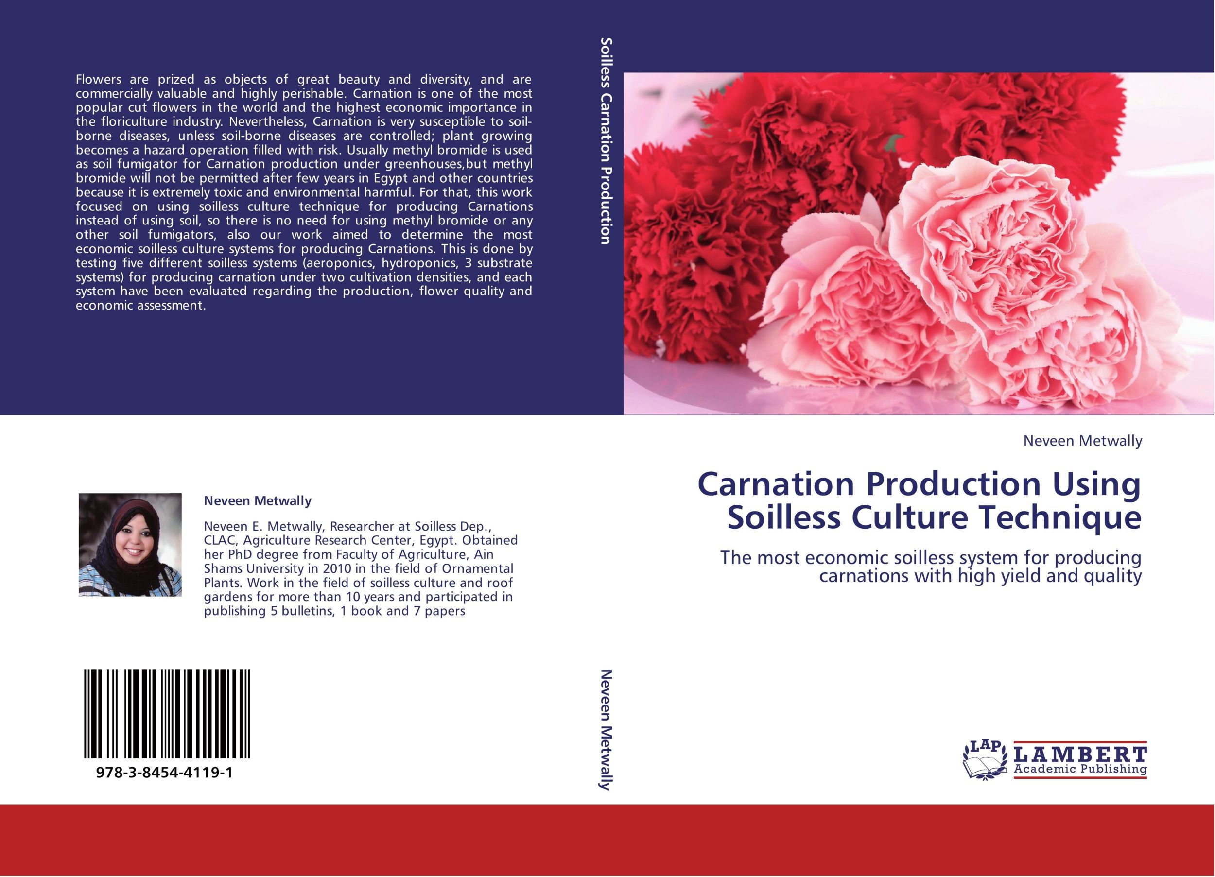 Cover: 9783845441191 | Carnation Production Using Soilless Culture Technique | Metwally