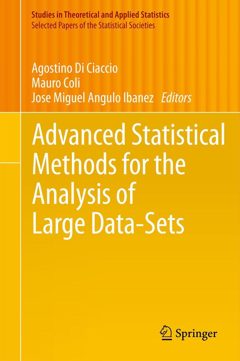 Cover: 9783642210365 | Advanced Statistical Methods for the Analysis of Large Data-Sets | xiv