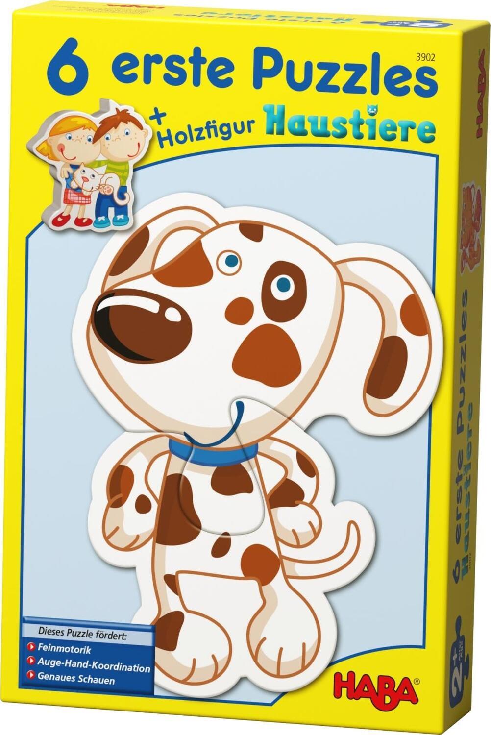 Cover: 4010168039022 | 6 Erste Puzzle-Haustiere | Spiel | Deutsch | 2009 | HABA