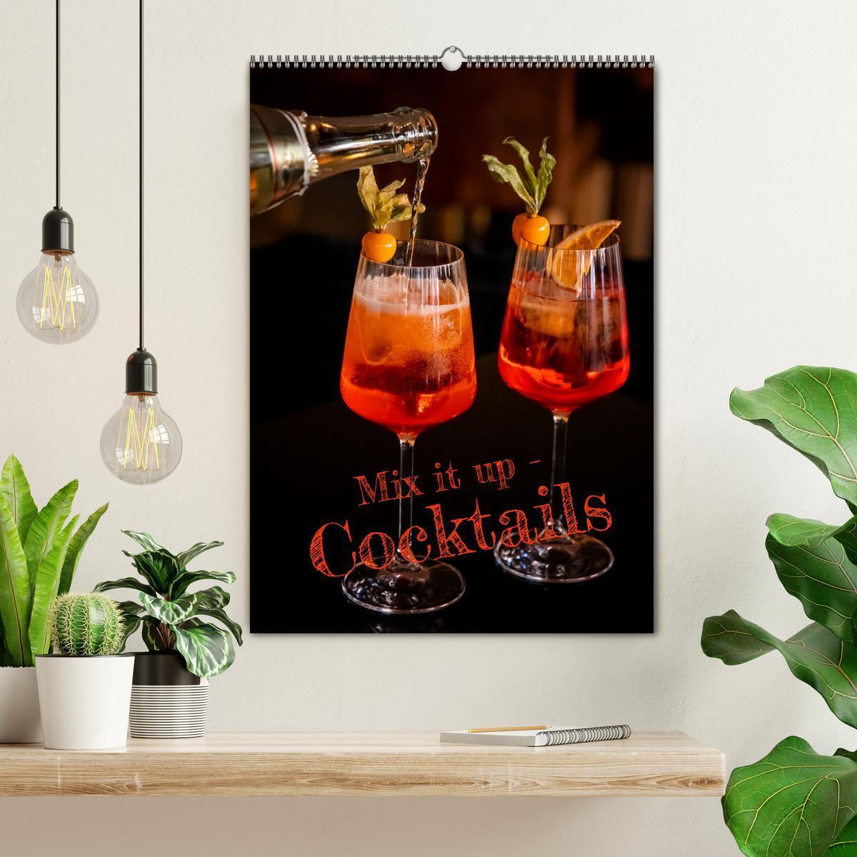 Bild: 9783457220924 | Mix it up - Cocktails (Wandkalender 2025 DIN A2 hoch), CALVENDO...