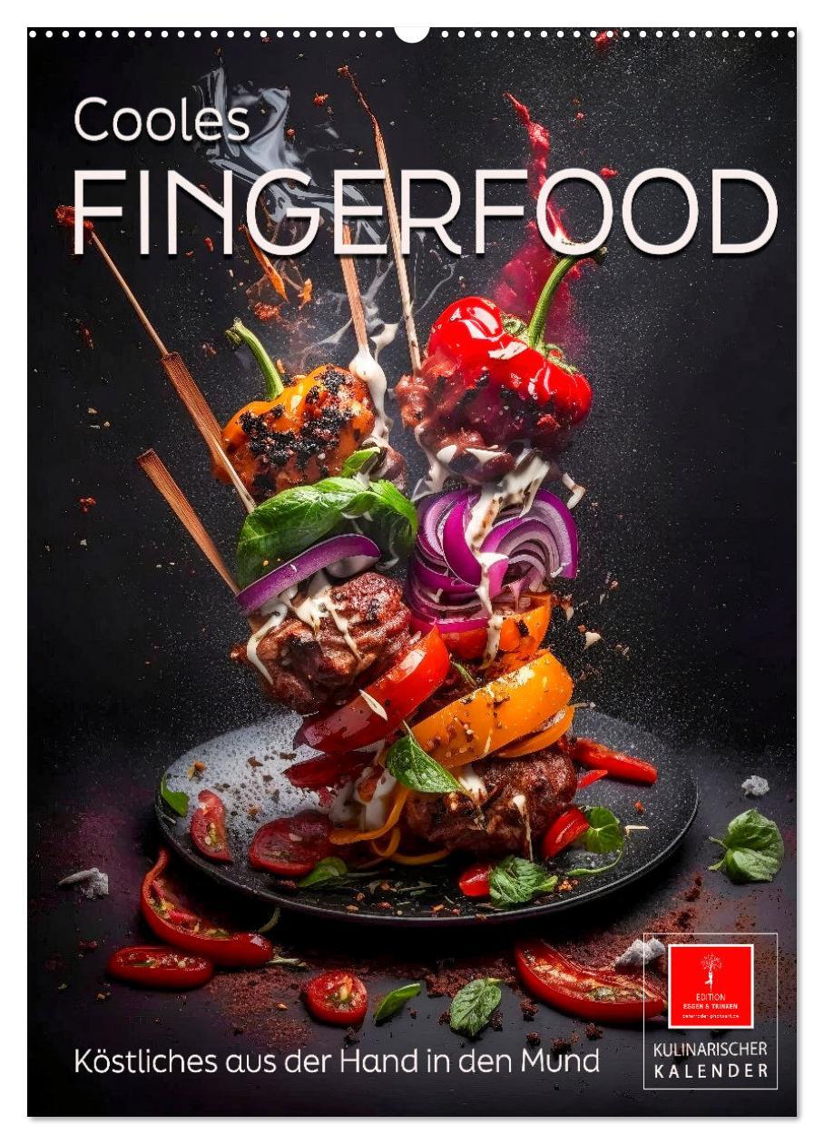 Cover: 9783435878413 | Cooles Fingerfood (Wandkalender 2025 DIN A2 hoch), CALVENDO...