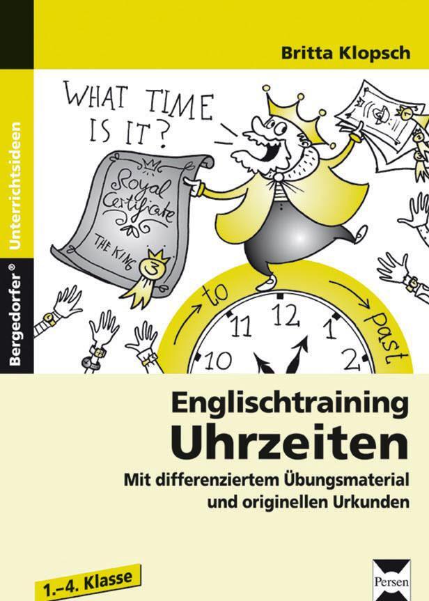 Cover: 9783403231479 | Englischtraining: Uhrzeiten | Britta Klopsch | Broschüre | 60 S.