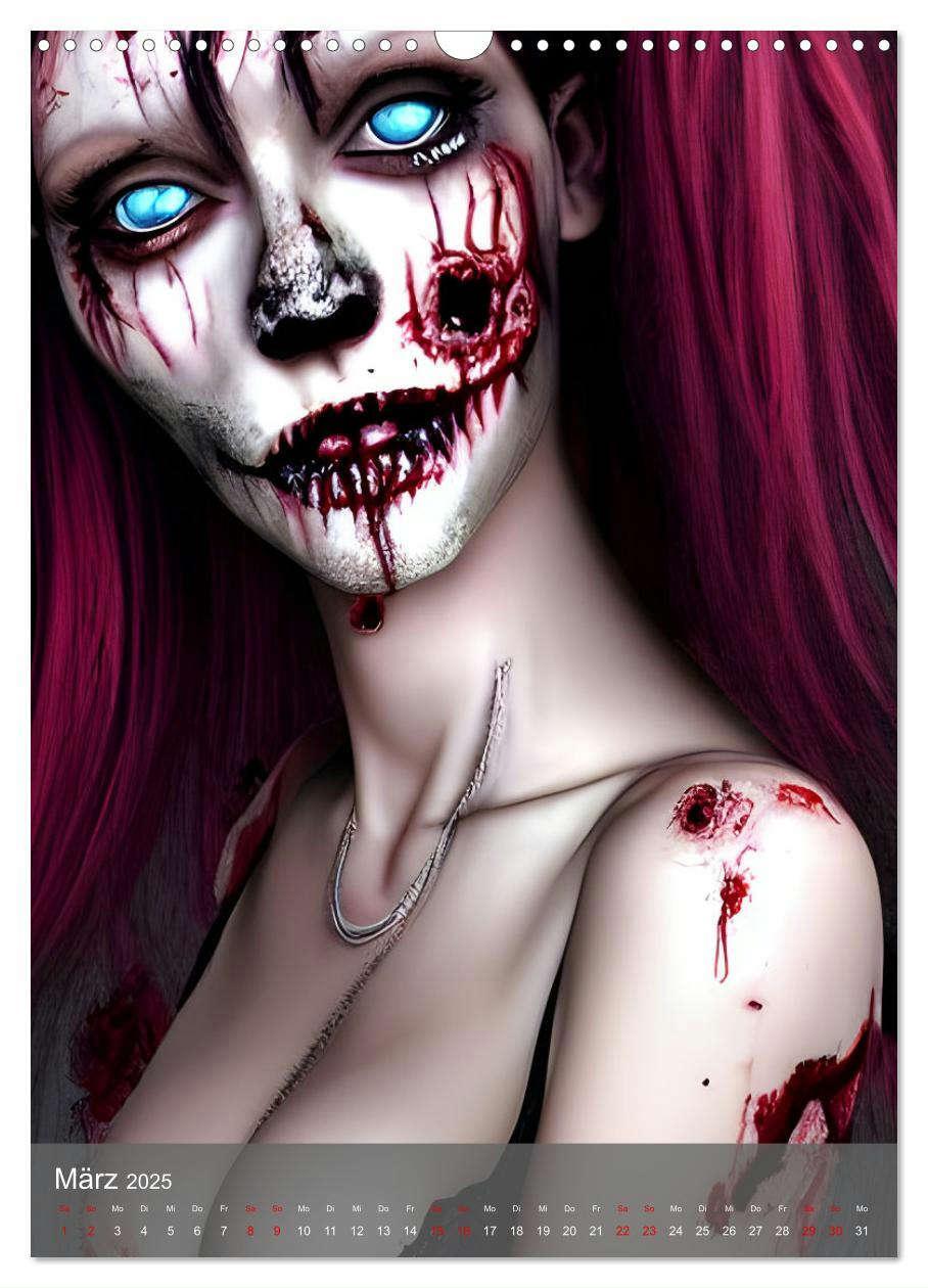 Bild: 9783435895083 | Zombie-Frauen - Blutige und faulende Horrorschönheiten...