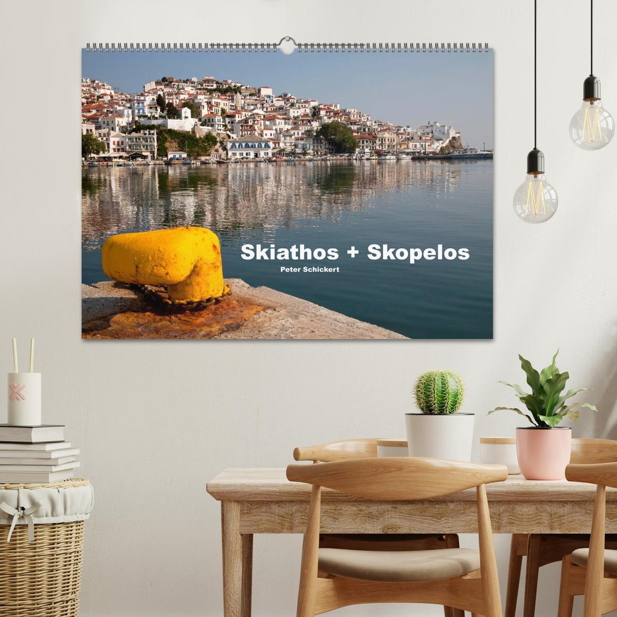 Bild: 9783435741182 | Skiathos + Skopelos (Wandkalender 2025 DIN A2 quer), CALVENDO...