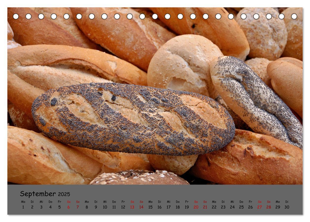 Bild: 9783383989490 | Mein Brotkalender (Tischkalender 2025 DIN A5 quer), CALVENDO...