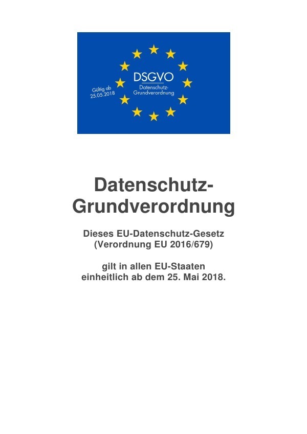 Cover: 9783746724522 | Datenschutz-Grundverordnung | Datenschutzrecht | Peter - Frühwald