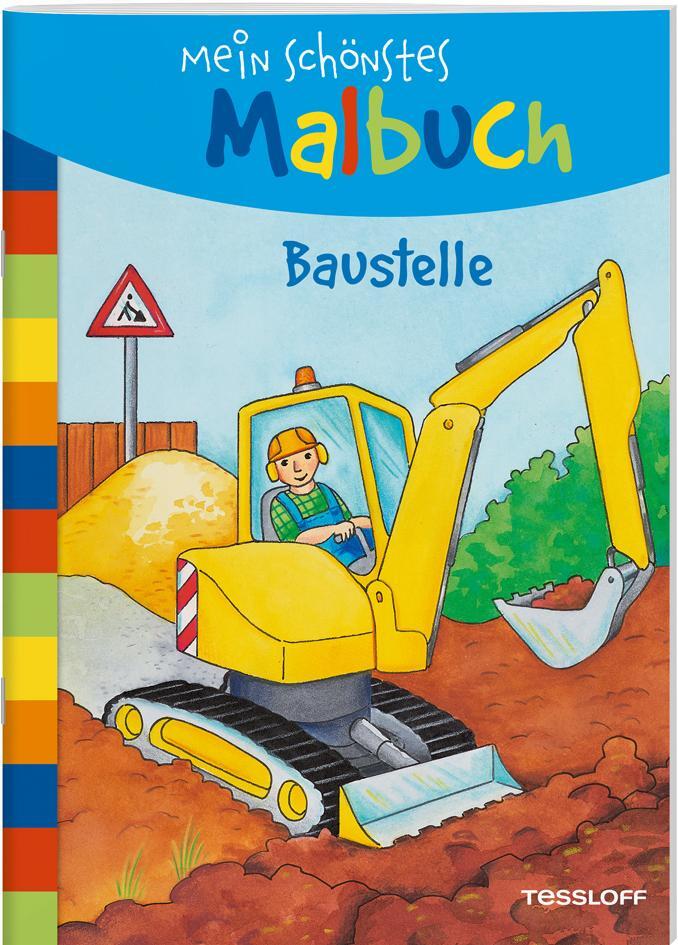 Cover: 9783788642082 | Mein schönstes Malbuch. Baustelle | Malen für Kinder ab 5 Jahren