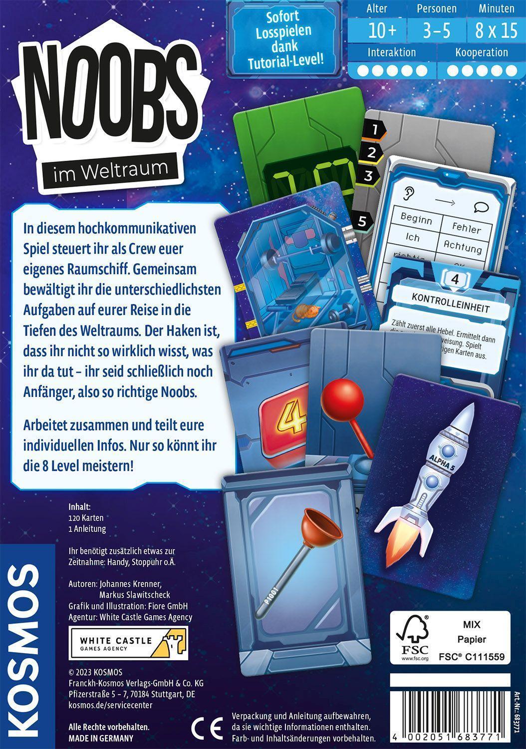 Bild: 4002051683771 | Noobs im Weltraum | Spiel | Spiel | Deutsch | 2023 | Kosmos