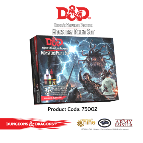 Cover: 5713799750029 | D&amp;D Monsters Paint Set | Army Painter - Paints | ARM75002