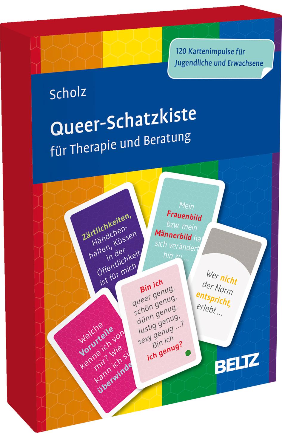 Cover: 4019172101541 | Queer-Schatzkiste für Therapie und Beratung | Falk Peter Scholz | Box