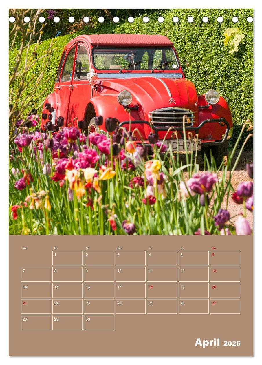 Bild: 9783435940752 | Citroën 2 CV ¿ Flower Power (Tischkalender 2025 DIN A5 hoch),...