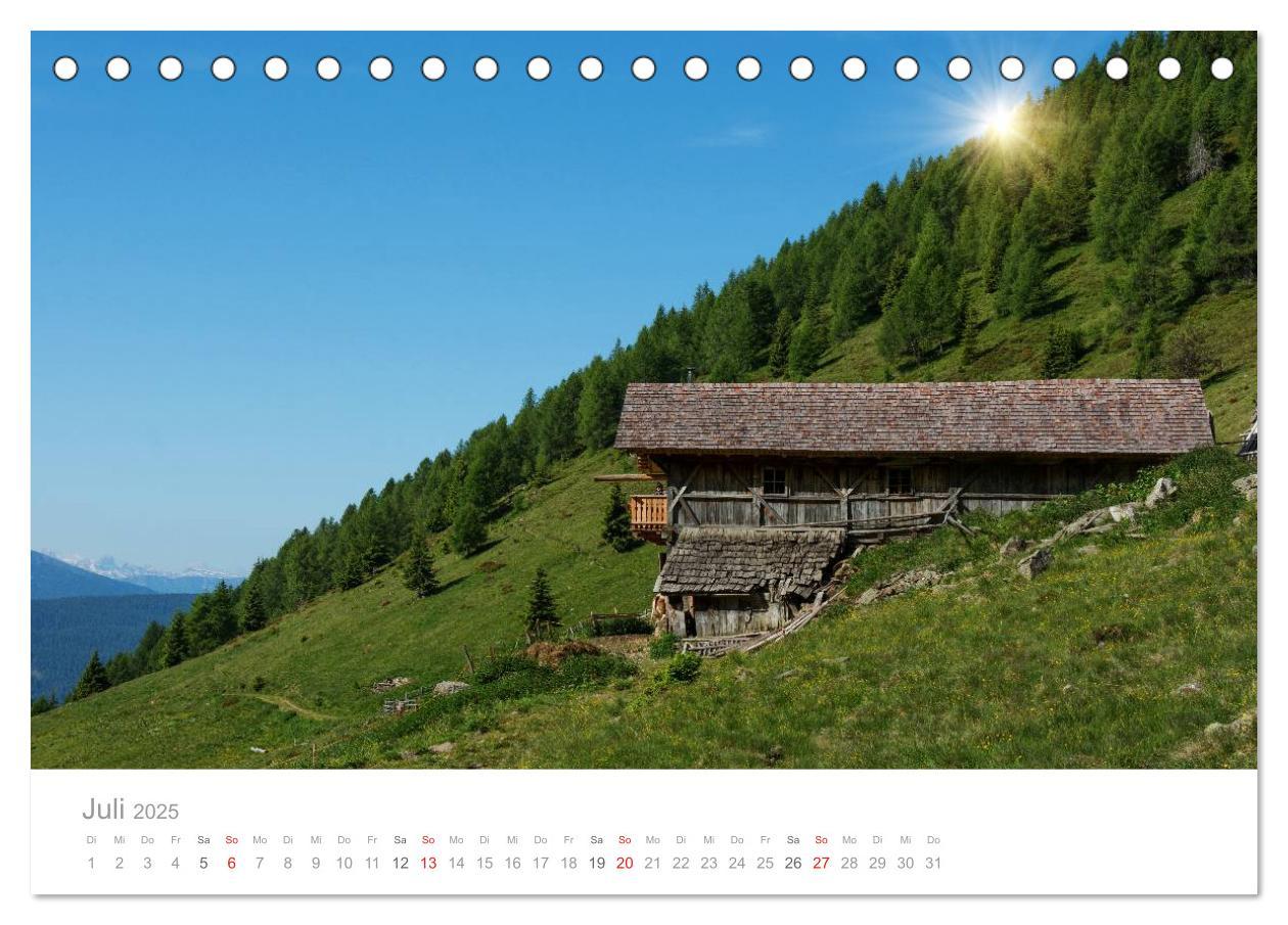 Bild: 9783435522163 | Bekannte und unbekannte Almen in Südtirol (Tischkalender 2025 DIN...