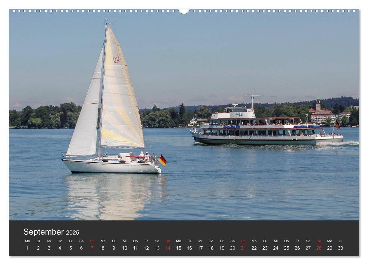 Bild: 9783435504534 | Segelboote auf dem Bodensee (Wandkalender 2025 DIN A2 quer),...