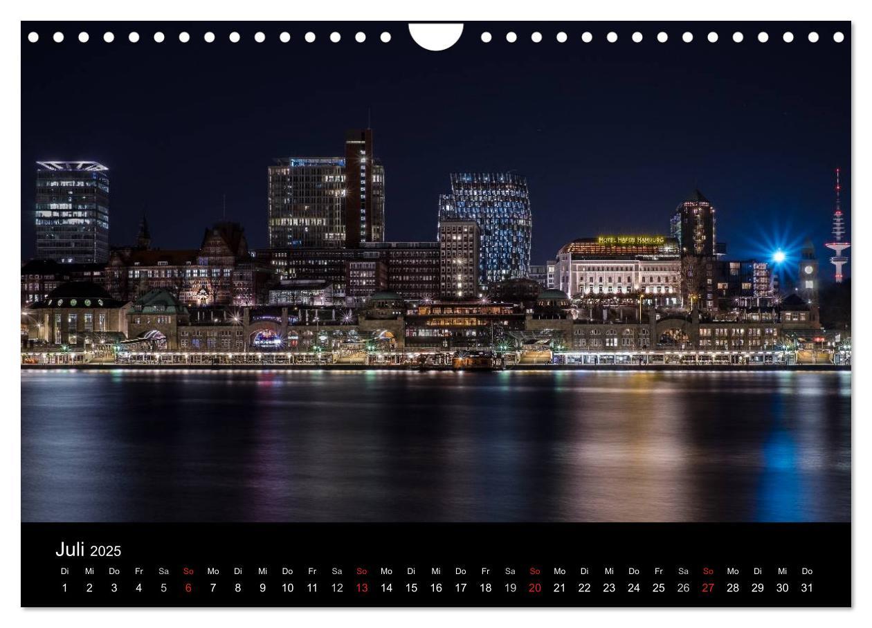 Bild: 9783435646708 | Der Hafen Hamburg bei Tag und Nacht (Wandkalender 2025 DIN A4...