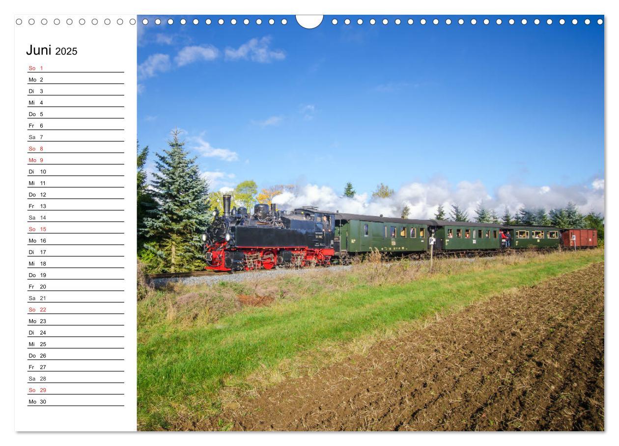 Bild: 9783435217069 | Schmalspurbahnen im Harz (Wandkalender 2025 DIN A3 quer), CALVENDO...