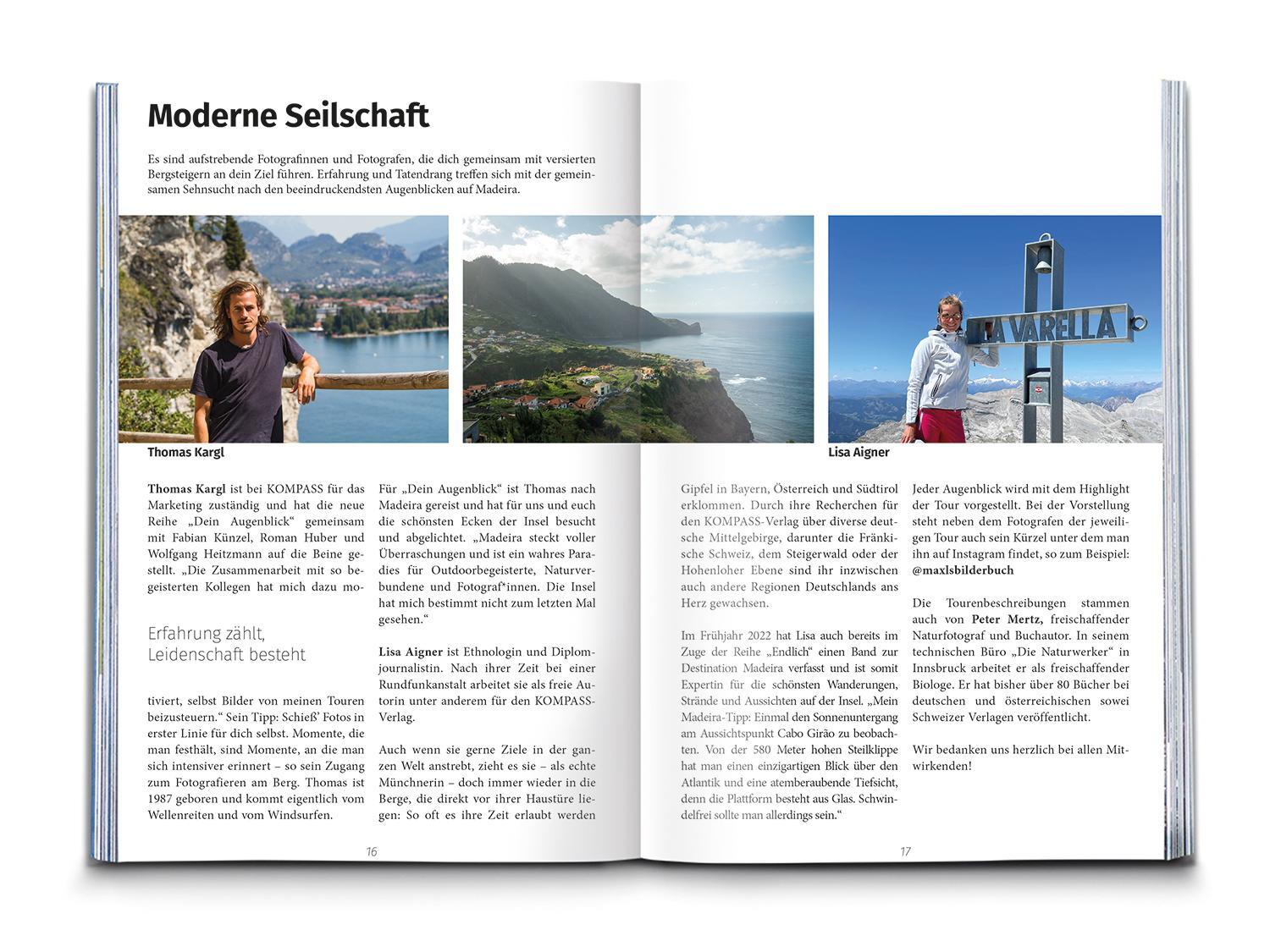 Bild: 9783991218579 | KOMPASS Dein Augenblick Madeira | Thomas Kargl (u. a.) | Taschenbuch