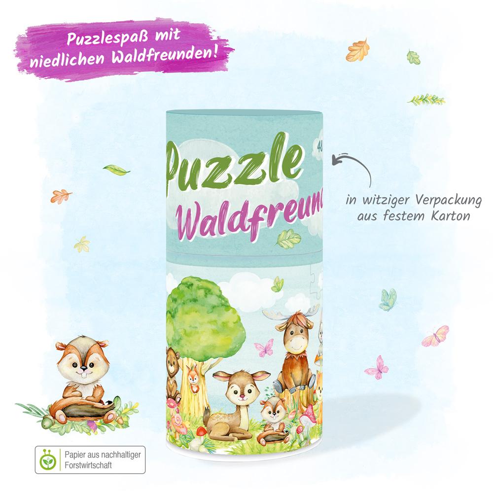 Bild: 4251901503992 | Trötsch Puzzle Waldfreunde | Puzzlespaß Reisebegleiter | Co.KG | 2022