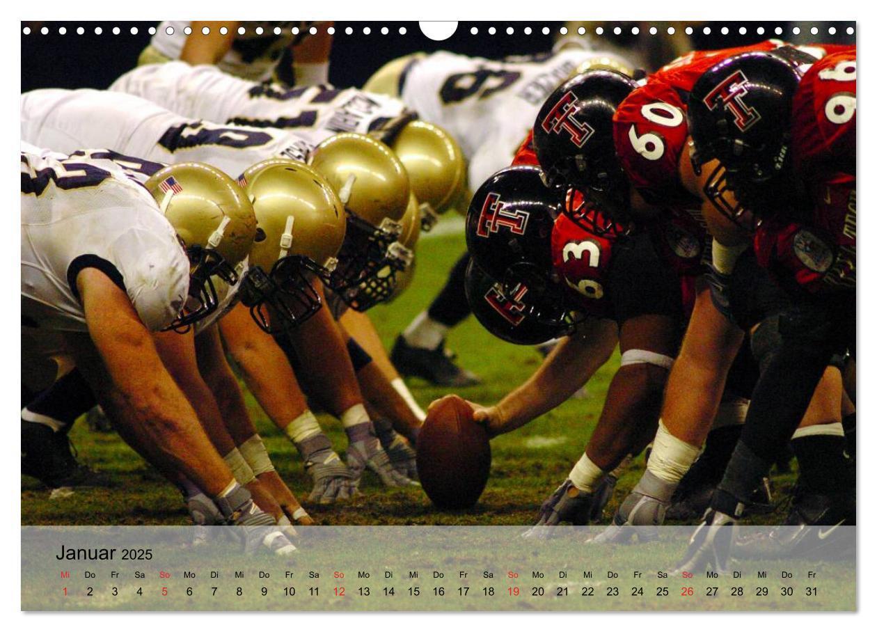 Bild: 9783435604227 | Sport. American Football (Wandkalender 2025 DIN A3 quer), CALVENDO...