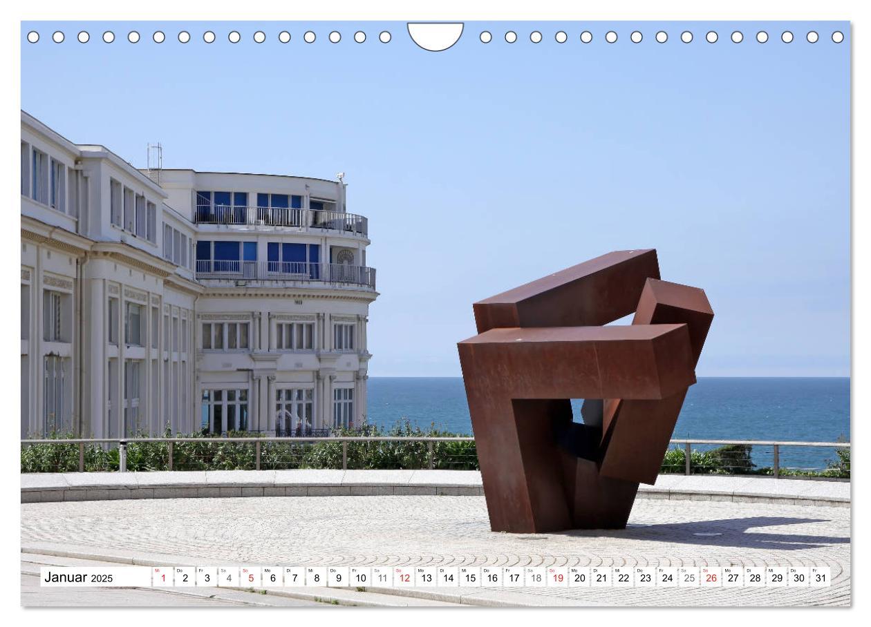 Bild: 9783435305230 | Biarritz (Wandkalender 2025 DIN A4 quer), CALVENDO Monatskalender