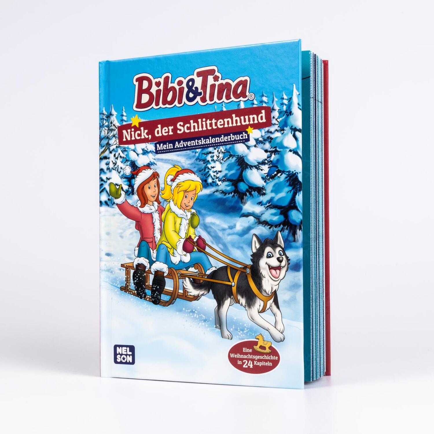 Bild: 9783845126562 | Bibi &amp; Tina: Nick, der Schlittenhund: Mein Adventskalenderbuch | Buch