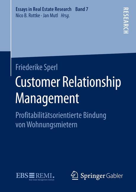 Cover: 9783658115463 | Customer Relationship Management | Friederike Sperl | Buch | xx | 2015