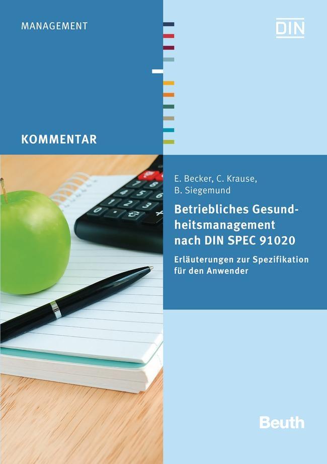 Cover: 9783410238904 | Betriebliches Gesundheitsmanagement nach DIN SPEC 91020 | Taschenbuch