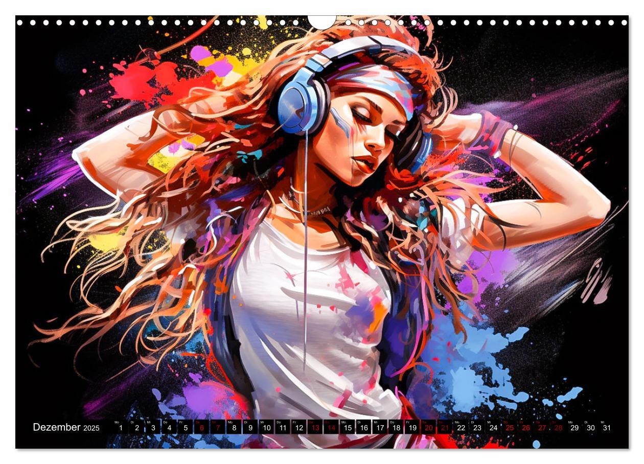 Bild: 9783383877179 | Color Dance Art (Wandkalender 2025 DIN A3 quer), CALVENDO...