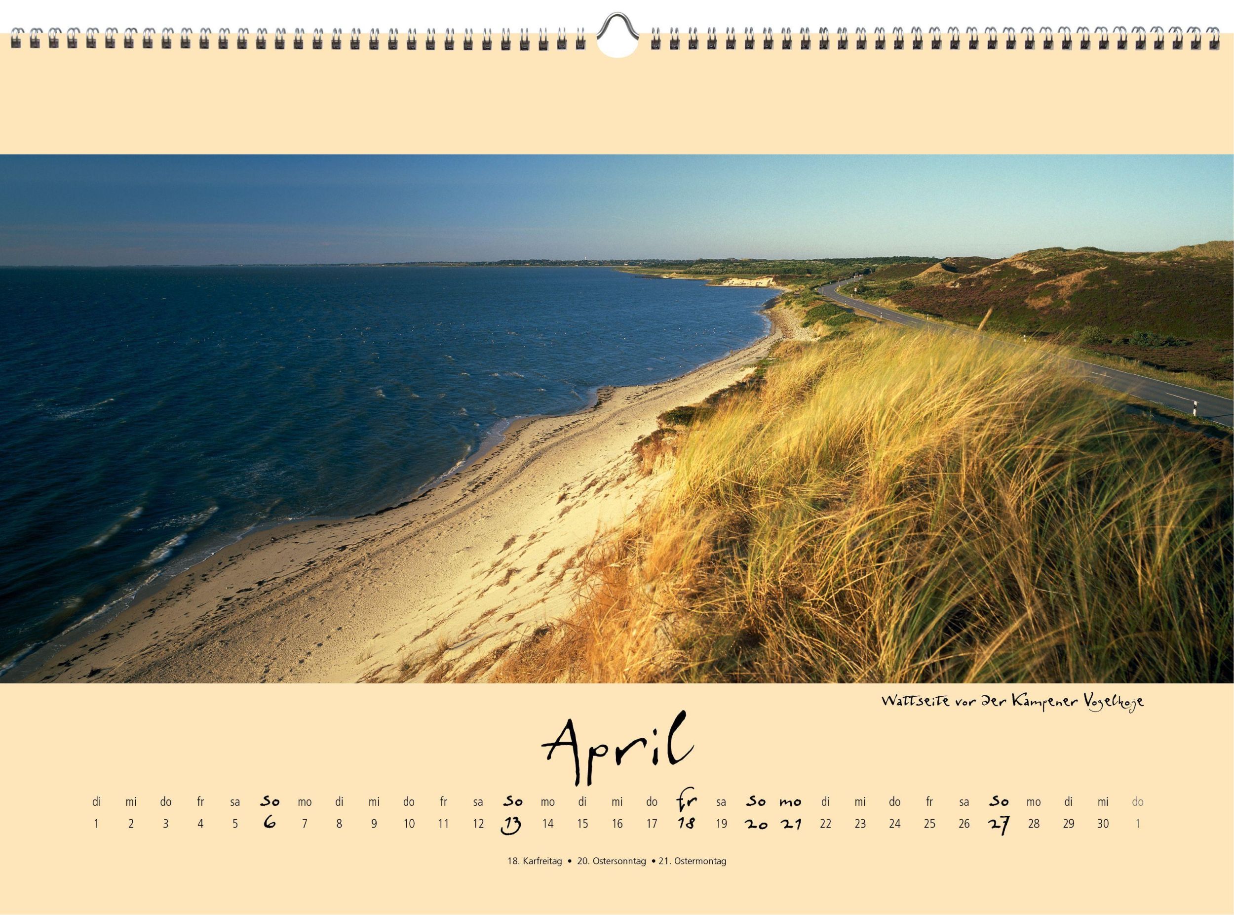 Bild: 9783944498614 | Sylt-die Insel 2025 Panoramakalender | Gernot Westendorf | Kalender