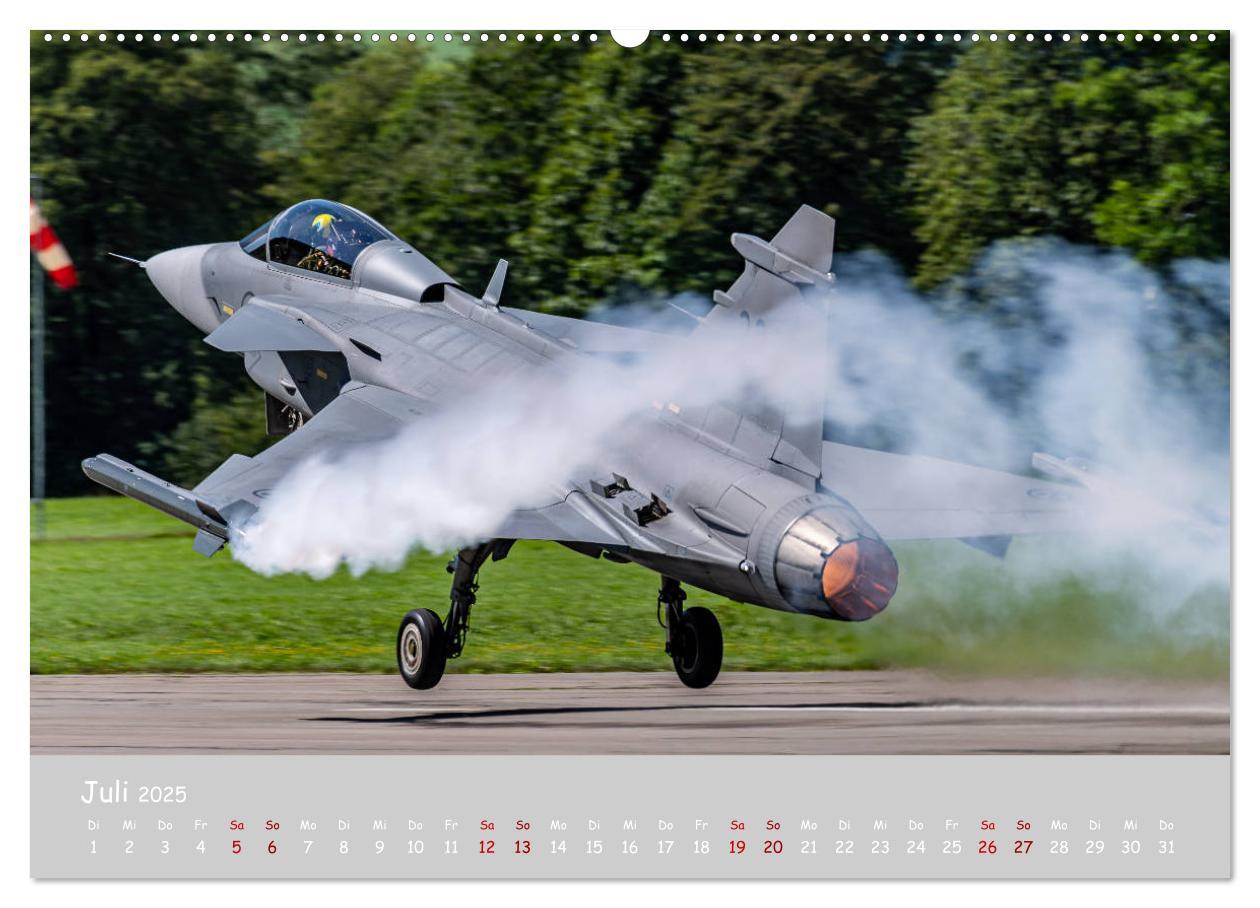 Bild: 9783435159086 | Saab Airpower (Wandkalender 2025 DIN A2 quer), CALVENDO Monatskalender