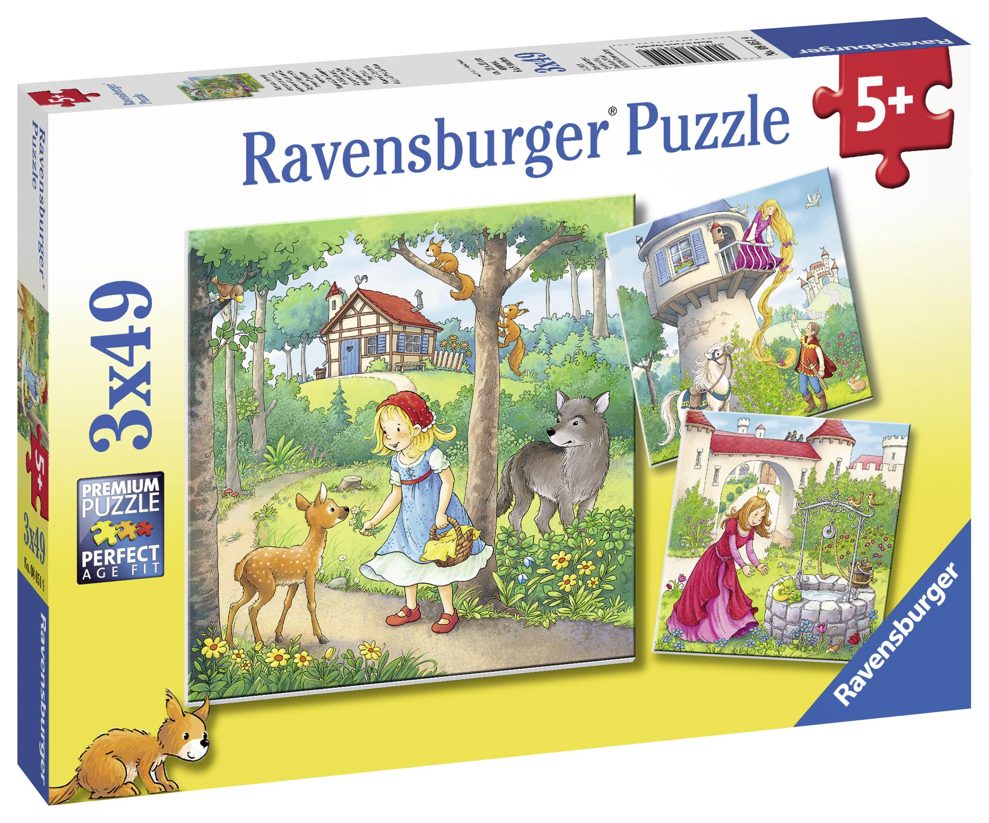 Bild: 4005556080519 | Ravensburger Kinderpuzzle - 08051 Rapunzel, Rotkäppchen &amp; der...