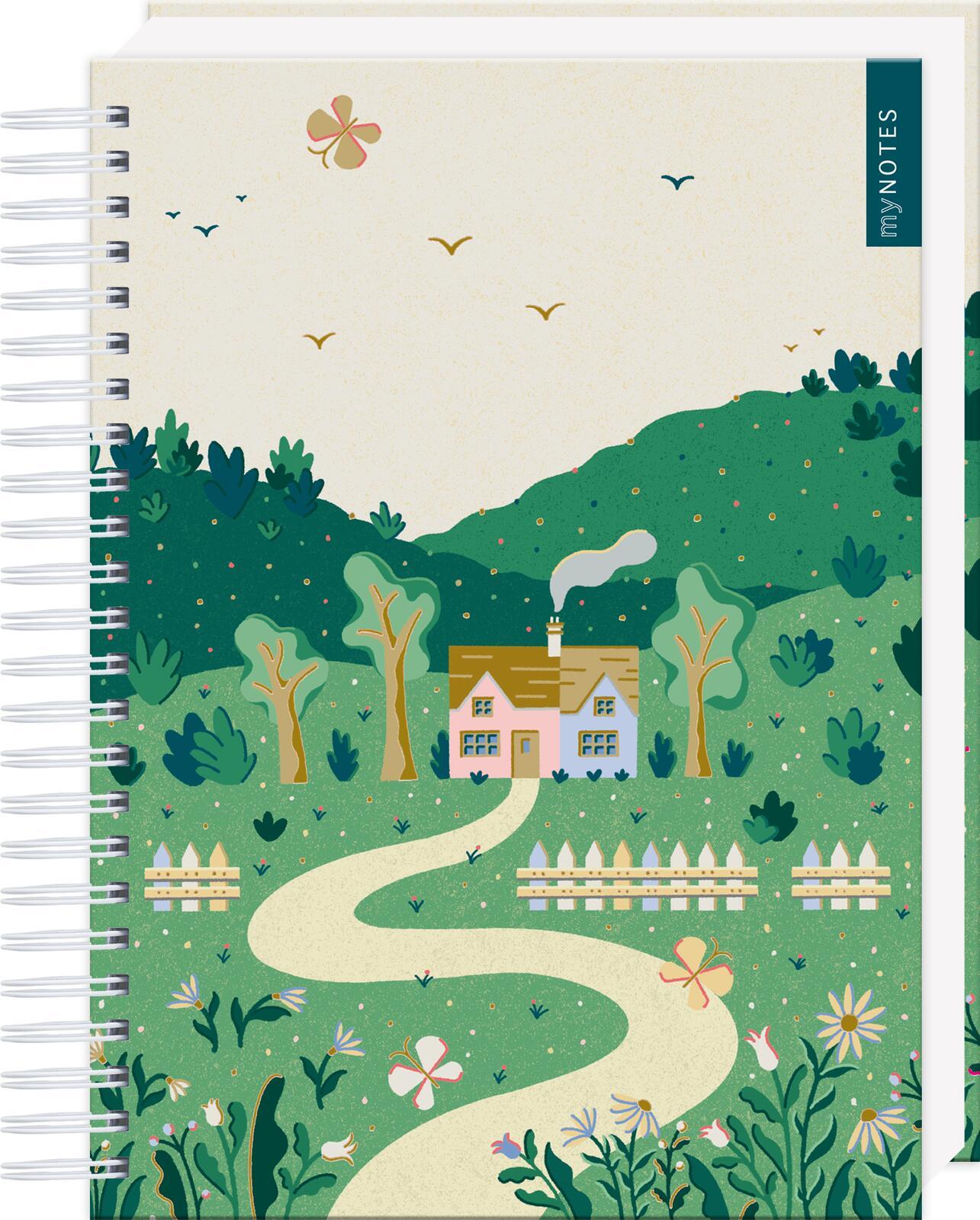 Cover: 4014489136590 | myNOTES Papeterie: Ringbuch Cottage Style: Mein Cottage-Garten | 2025