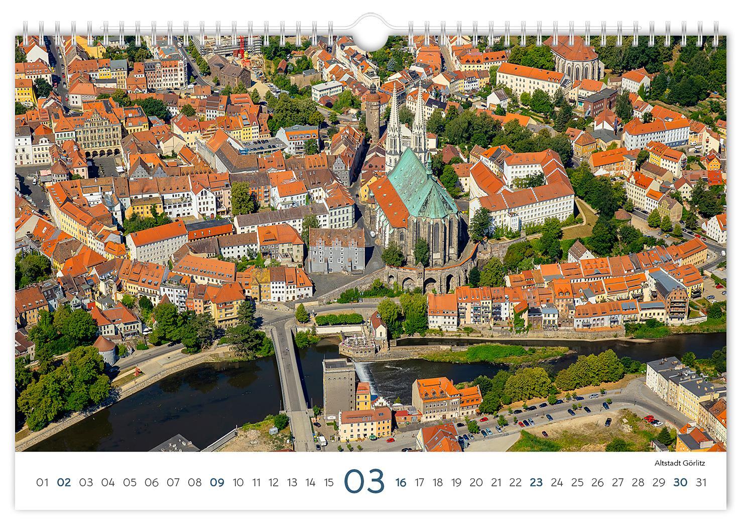 Bild: 9783910680692 | Kalender Sachsen 2025 | 30 x 20 cm weißes Kalendarium | Peter Schubert