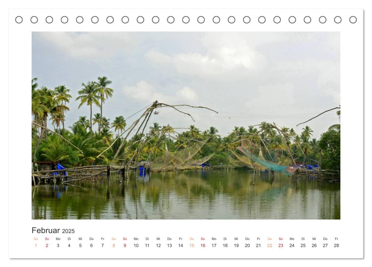 Bild: 9783435732524 | Kerala - Im Süden Indiens (Tischkalender 2025 DIN A5 quer),...