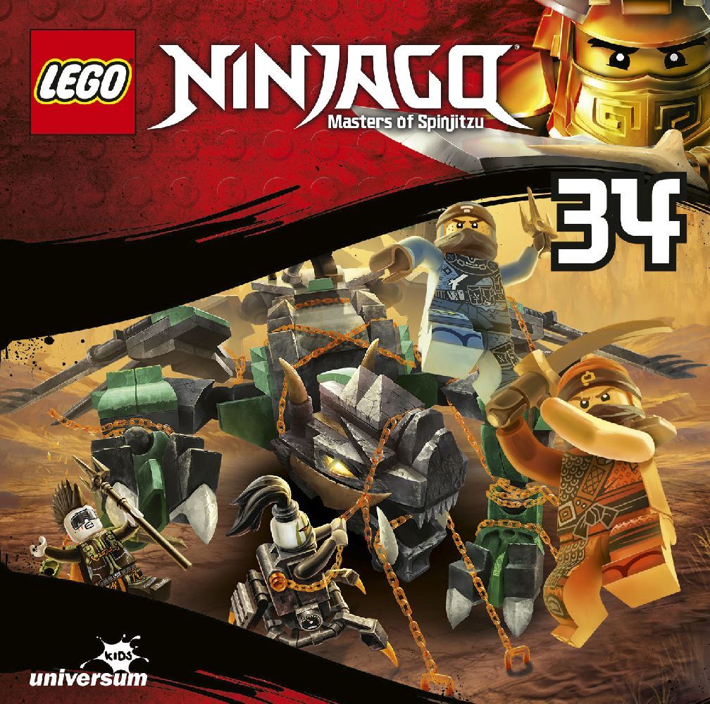 Cover: 4061229086820 | LEGO Ninjago, Masters of Spinjitzu. Tl.34, 1 Audio-CD | Audio-CD