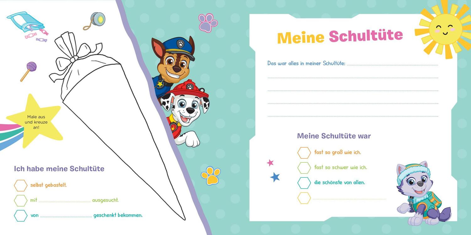 Bild: 9783849944391 | Paw Patrol: Ab heute bin ich Schulkind! Mein Erinnerungsalbum zum...