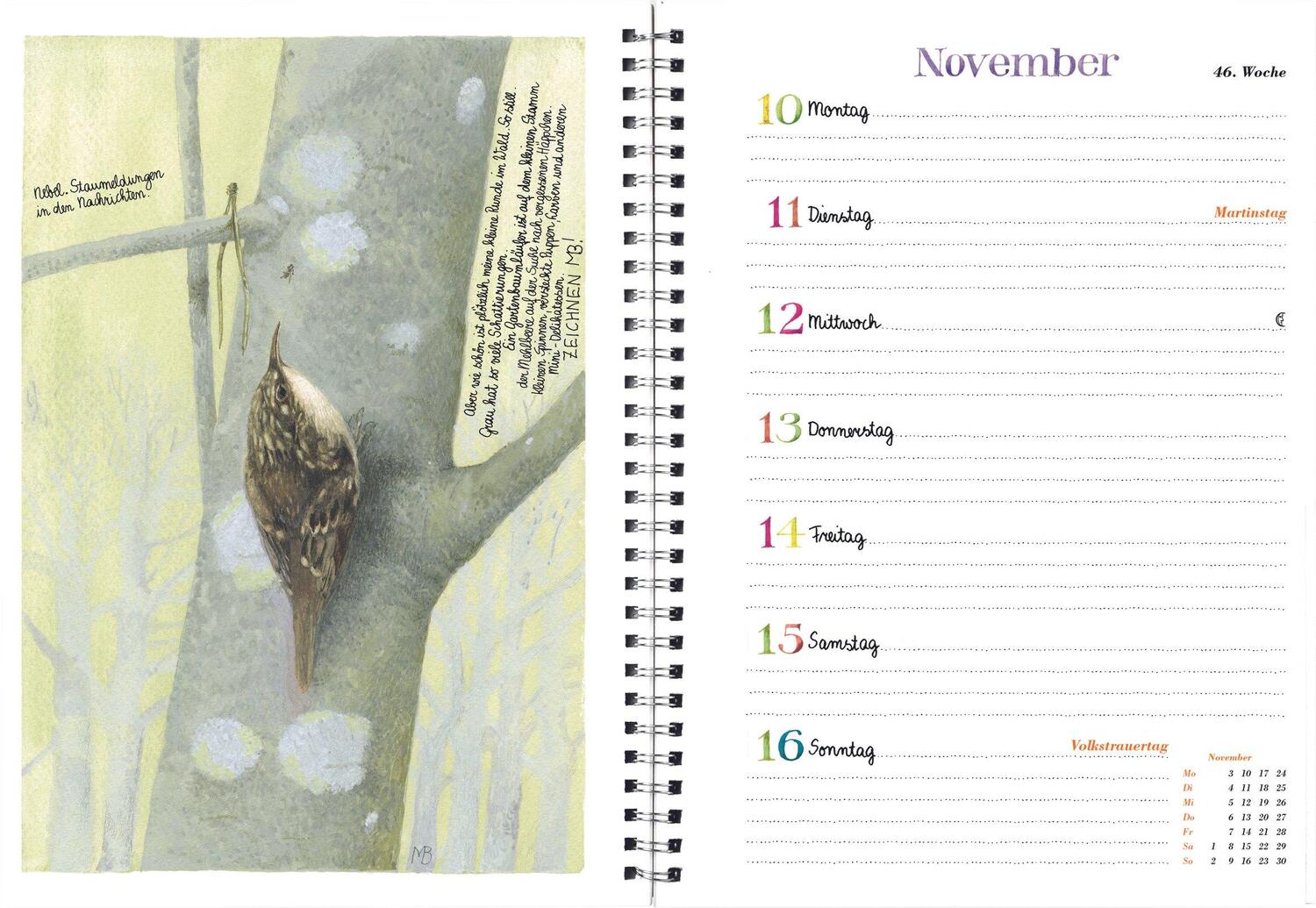 Bild: 9783784357799 | Naturkalender 2025 | Marjolein Bastin | Kalender | 128 S. | Deutsch