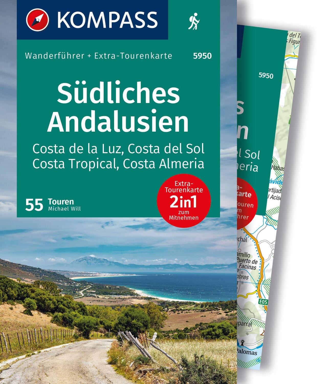 Cover: 9783991541387 | KOMPASS Wanderführer Südliches Andalusien, Costa de la Luz, Costa...