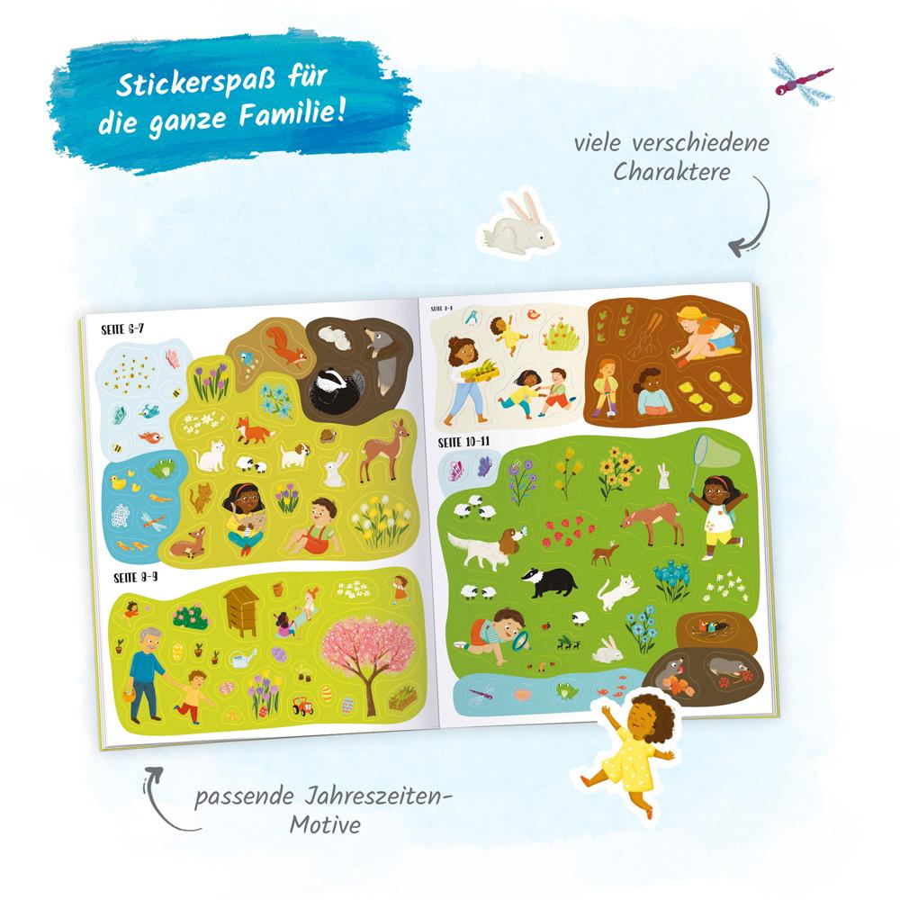 Bild: 9783988021465 | Trötsch Stickerbuch Mein großes Stickerbuch Jahreszeiten | KG | Buch