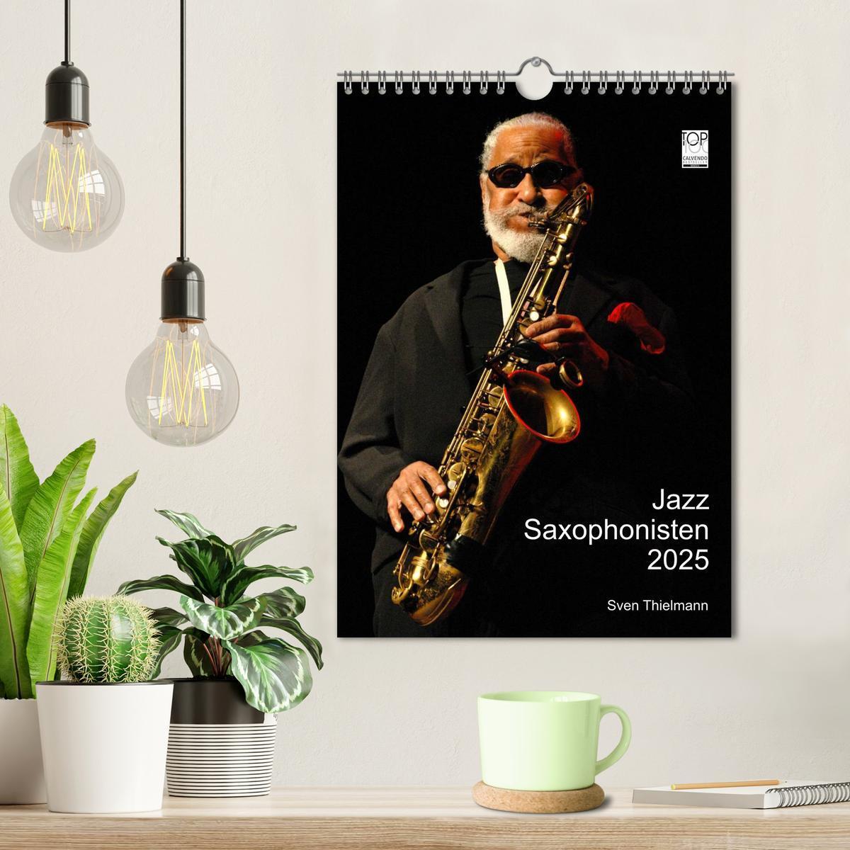 Bild: 9783457062685 | Jazz Saxophonisten 2025 (Wandkalender 2025 DIN A4 hoch), CALVENDO...